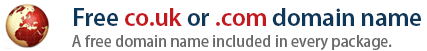 Free .co.uk domain